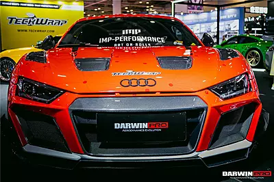 Audi R8 Coupe & Spyder IMPII Style Full Wide Body Kit | Carbon Fiber Fender Flare Conversion Audi R8 Coupe & Spyder IMPII Style Full Wide Body Kit | Carbon Fiber Fender Flare Conversion