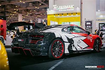 Audi R8 Coupe & Spyder IMPII Style Partial Carbon Fiber Rear Bumper | Lightweight Rear Aero Upgrade Audi R8 Coupe & Spyder IMPII Style Partial Carbon Fiber Rear Bumper | Lightweight Rear Aero Upgrade