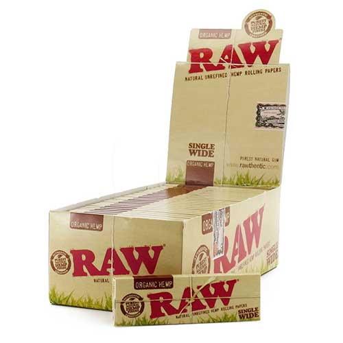 RAW® - Organic Single Wide Papers 25ct
