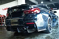 BMW M3 F80 / M4 F82 SM Style Carbon Fiber Rear Diffuser & Lip Kit (2014–2020)