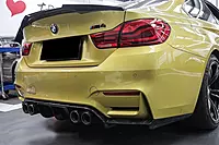 BMW M3 F80 & M4 F82 VRS Style Carbon Fiber Rear Diffuser (2014–2020)