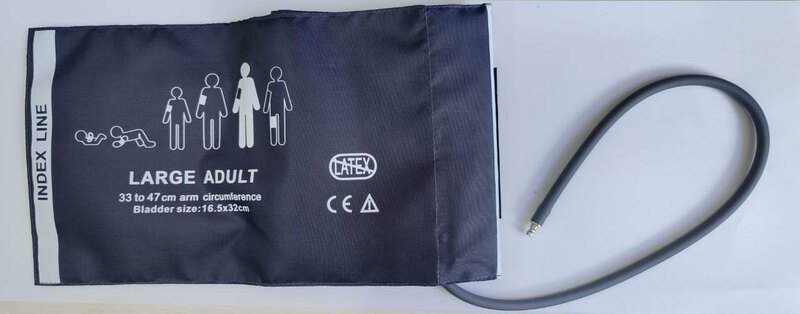 Nibp Cuff Reusable Adult 33-47Cm - Imported Nibp Cuff Reusable Adult 33-47Cm - Imported