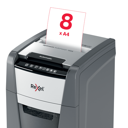 SHREDDER REXEL OPTIMUM AUTOFEED+ 150X C/CUT SHREDDER REXEL OPTIMUM AUTOFEED+ 150X C/CUT