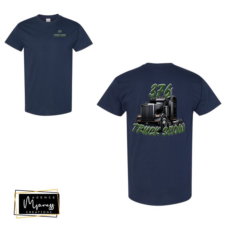 Tshirt bleu marin - 376 Truck show Tshirt bleu marin - 376 Truck show