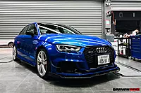 2019–2020 Audi RS3 BKSS Style Carbon Fiber Side Skirts Under Board | Aero & Styling Upgrade