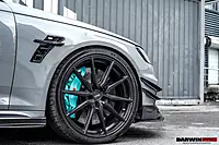 2017–2019 Audi RS4 B9 BKSS Style Carbon Fiber Front Canards | Aerodynamic Upgrade