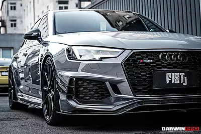 2017–2019 Audi RS4 B9 BKSS Style Front Lip | Carbon Fiber Aero Upgrade