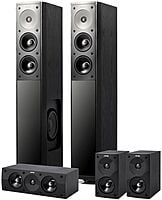Jamo S 608 HCS 3 Black - 3-Way Standing Speakers Jamo S 608 HCS 3 Black - 3-Way Standing Speakers
