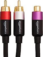 2-Male to 1-Female RCA Y-Adapter 2-Male to 1-Female RCA Y-Adapter