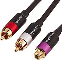 2-Male to 1-Female RCA Y-Adapter 2-Male to 1-Female RCA Y-Adapter