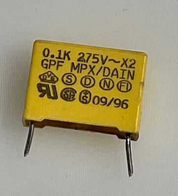 CAP 0.1K/275V WEIDY ORG