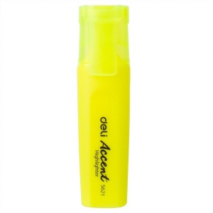 DELI S621 ACCENT HIGHLIGHTER - YELLOW DELI S621 ACCENT HIGHLIGHTER - YELLOW