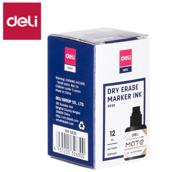 DELI S630-BL MATE WHITEBOARD MARKER INK BLU DELI S630-BL MATE WHITEBOARD MARKER INK BLU