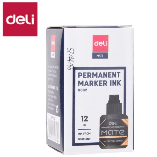 DELI S632-BL MATE PERMANENT MARKER INK BLUE DELI S632-BL MATE PERMANENT MARKER INK BLUE