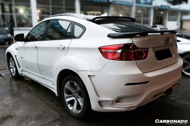 2008–2014 BMW E71 X6/X6M HM Style Carbon Fiber Trunk Spoiler