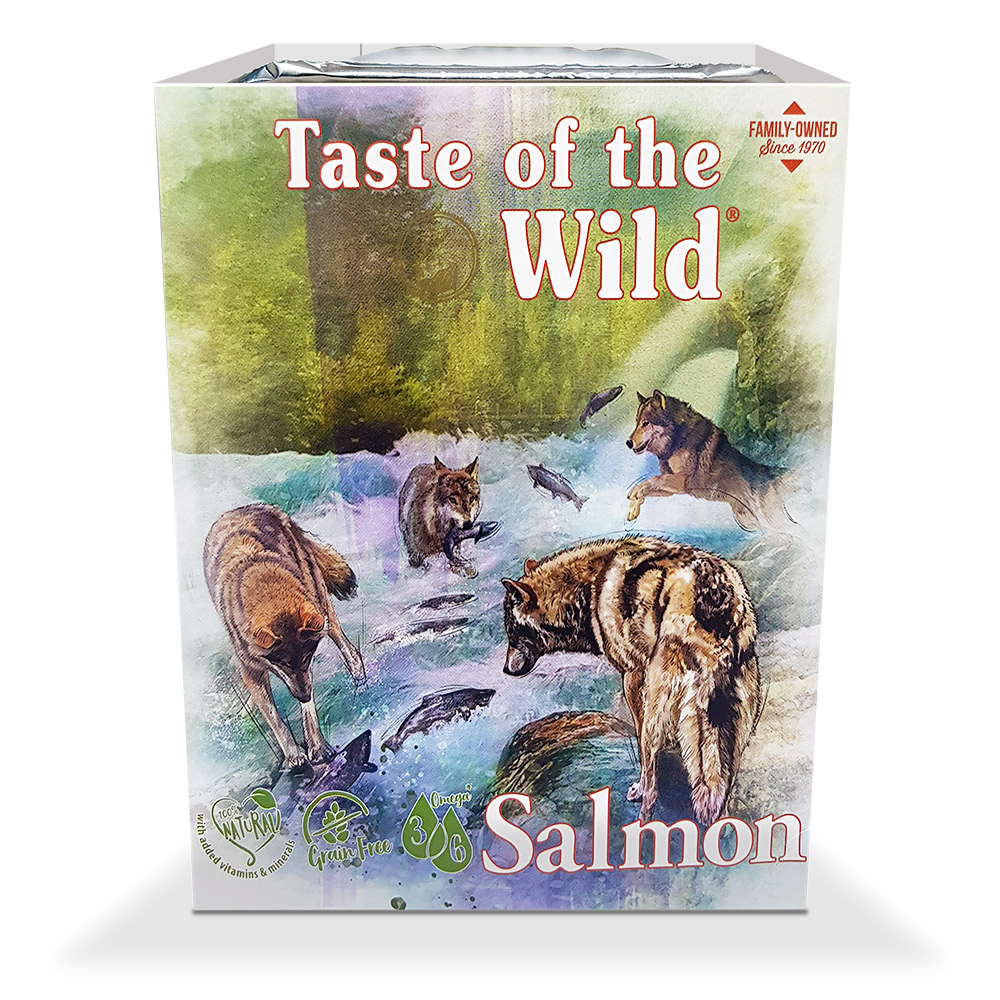 Taste Of The Wild Wet Food SALMON Fruit & Veg Tray Taste Of The Wild Wet Food SALMON Fruit & Veg Tray