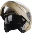 STEELBIRD SBA-7 ISS DASHING DESERT STORM C/V WITH INNER SMOKE SUNSHIELD (M)
