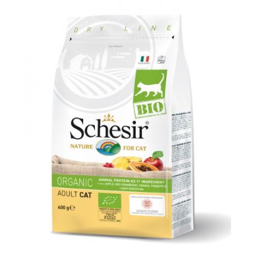 SCHESIR BIO ORGANIC ADULT CAT FOOD 400G