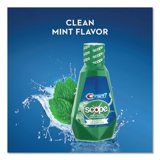Crest Scope Mouthwash 1.2 oz - 180/Case
