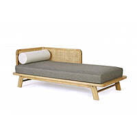 Bali Rattan Day Bed In Natural Wood Bali Rattan Day Bed In Natural Wood