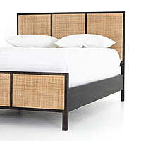 Britney Rattan Bed - King Size Britney Rattan Bed - King Size