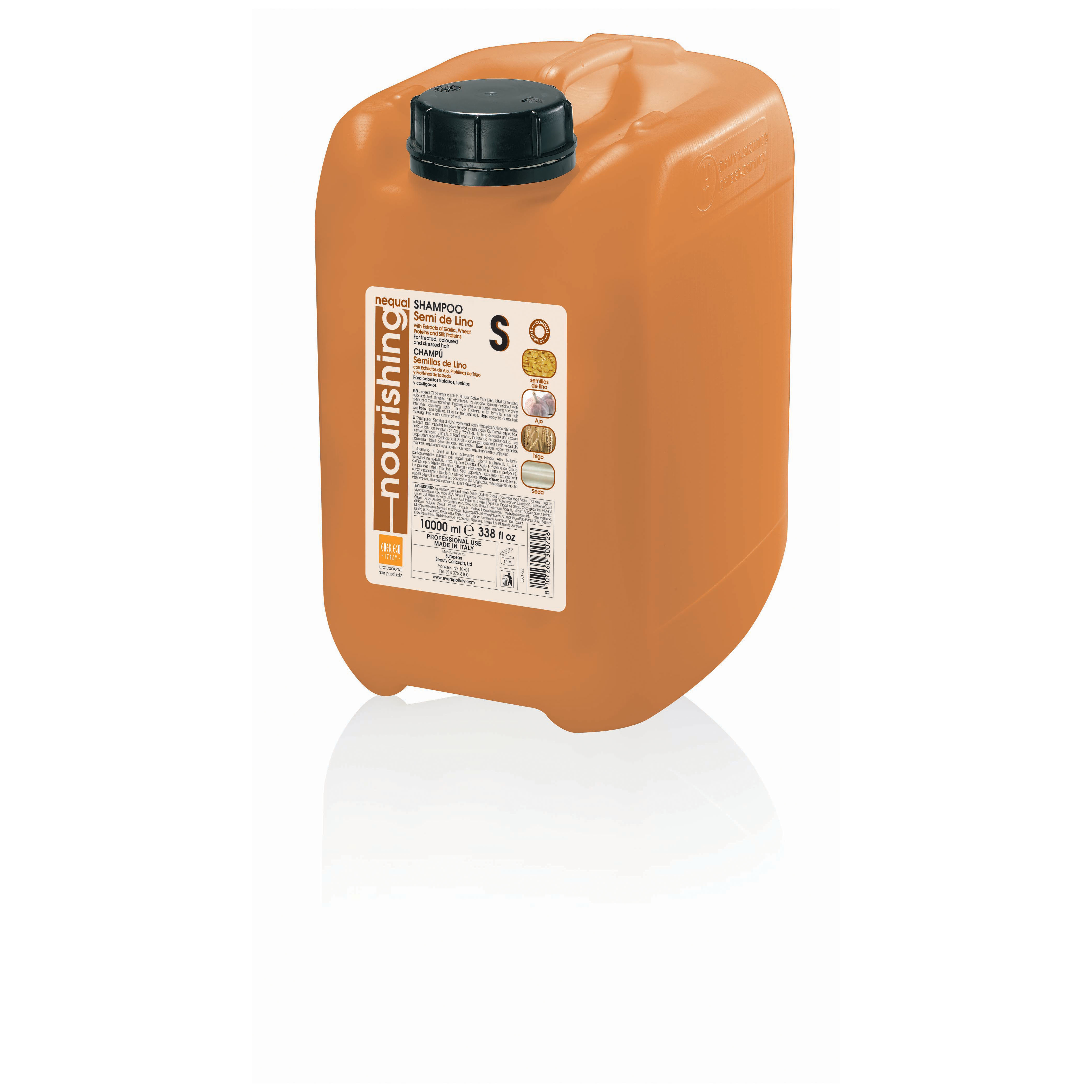 E4431 EE Semi di Lino, Wheat & Garlic and Silk Shampoo 10LT E4431 EE Semi di Lino, Wheat & Garlic and Silk Shampoo 10LT