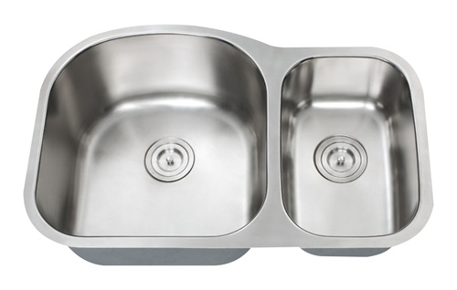 Double Offset Bowl, Big Left, D-Shaped - 18g Double Offset Bowl, Big Left, D-Shaped - 18g