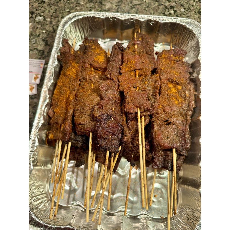 Beef Suya (Skewered) - HOT & READY Beef Suya (Skewered) - HOT & READY