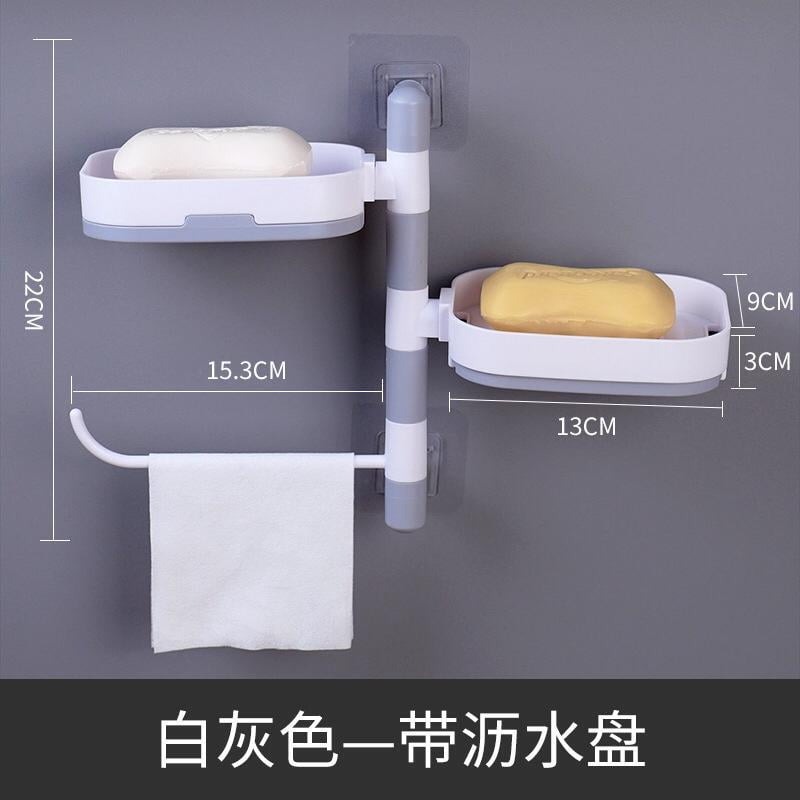2 LAYERS SOAP STORAGE WITH RACK 2 LAYERS SOAP STORAGE WITH RACK