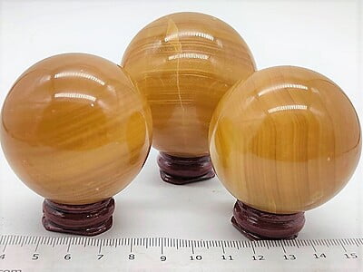 Yellow Calcite Sphere (India)