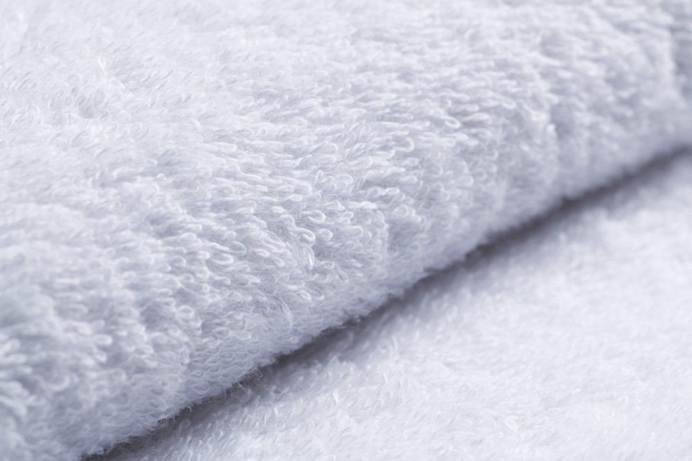Tessuto in spugna di cotone Bianco h.150 Tessuto in spugna di cotone Bianco h.150