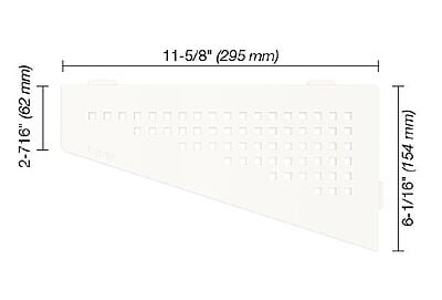 Shelf-E Square Matte White (SES3D3MBW)
