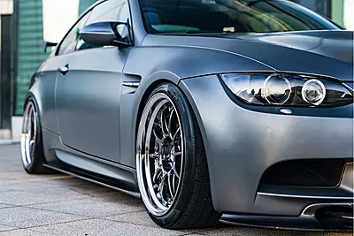 2008–2012 BMW M3 E92/E93 ET Style Carbon Fiber Side Skirts Under Board