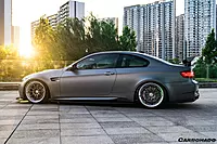 2008–2012 BMW M3 E92/E93 ET Style Carbon Fiber Side Skirts Under Board