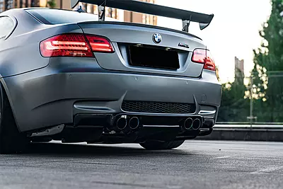 2008–2012 BMW M3 E92/E93 VA Style Carbon Fiber Rear Diffuser with Lip