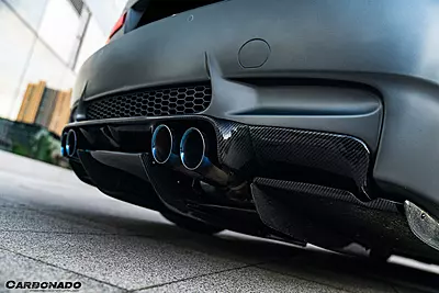 2008–2012 BMW M3 E92/E93 VA Style Carbon Fiber Rear Diffuser with Lip
