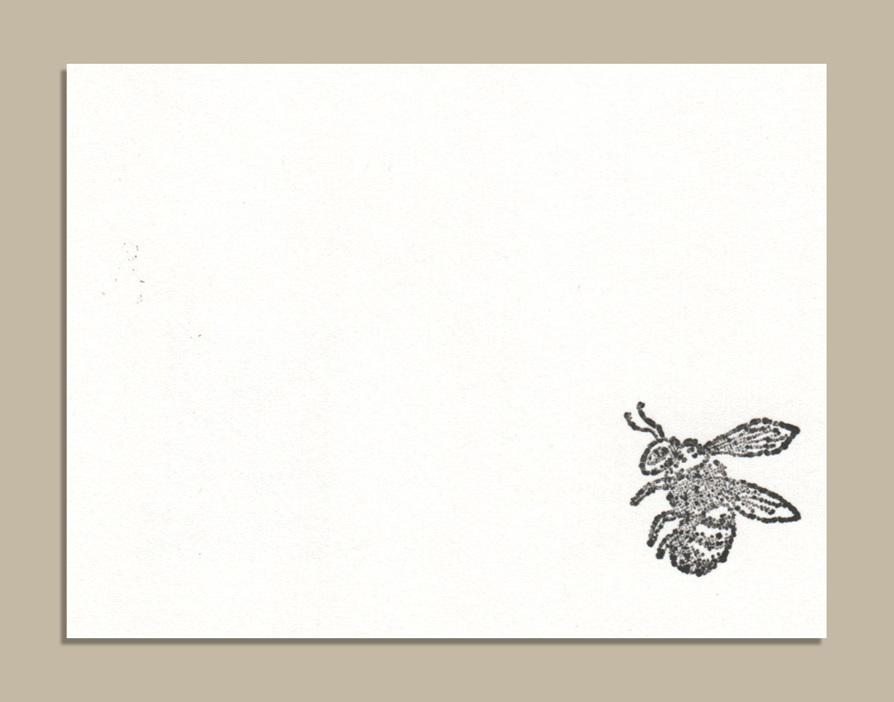 Stamp Card Mini Bee Side Stamp Card Mini Bee Side
