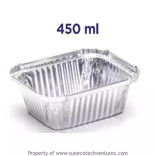 ALUMINIUM CONTAINER 450 ML