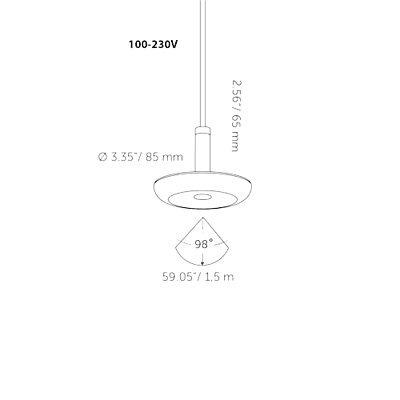in-lite Sway Pendant 100-230V in-lite Sway Pendant 100-230V
