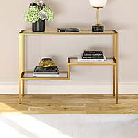Stockton Golden Metal Frame Console Table