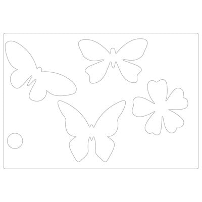 Fustella BigZ Plus per Big Shot Plis - Farfalle e fiore Fustella BigZ Plus per Big Shot Plis - Farfalle e fiore