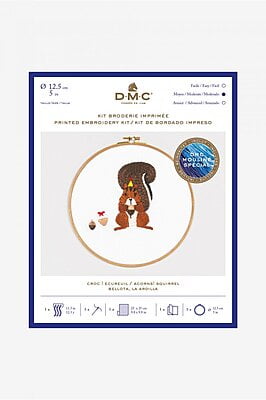 Croc Scoiattolo - Kit ricamo tradizionale DMC Croc Scoiattolo - Kit ricamo tradizionale DMC