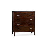 Stark Four Drawer Chest Of Drawer In Dark Walnut Stark Four Drawer Chest Of Drawer In Dark Walnut
