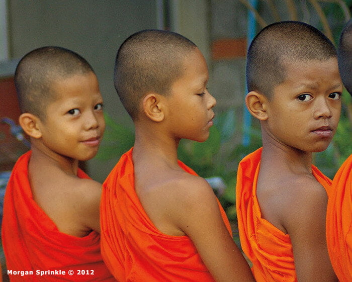 Thailand Monks Notecard Thailand Monks Notecard