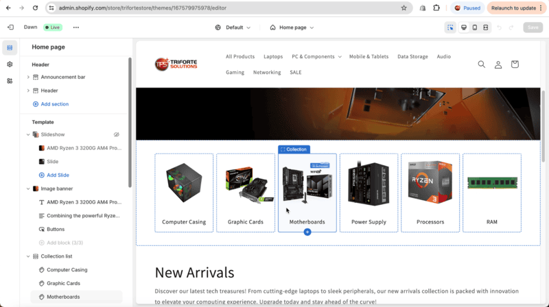 Shopify Theme Customization & Redesign