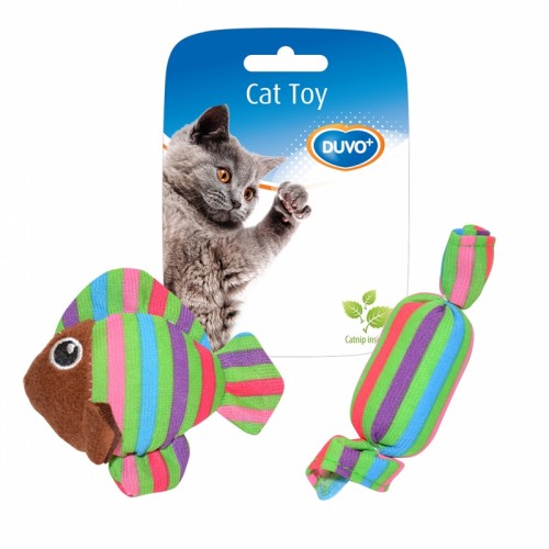 DUVO CAT TOY ASSORTMENT FISH AND CANDY(1717022) DUVO CAT TOY ASSORTMENT FISH AND CANDY(1717022)