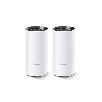 TP‑LINK Deco E4 2-pack mesh units installed