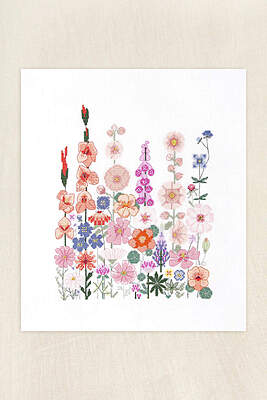 Kit Punto Croce DMC - Climbing Flowers Kit Punto Croce DMC - Climbing Flowers