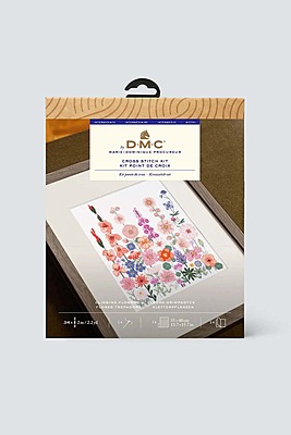 Kit Punto Croce DMC - Climbing Flowers Kit Punto Croce DMC - Climbing Flowers
