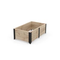 Triple High Raised Planter Kit with Supports